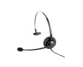 Escene Monoaural ESH12, Alámbrico, RJ9, Negro 