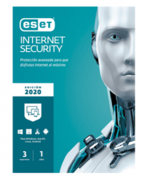 Eset Internet Security 2020, 3 Licencias, 1 Año, para Windows/Mac/Linux/Android 