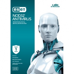 Eset NOD32 Antivirus 2016 Español, 1 Usuario, 1 Año, Windows 