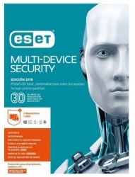 Eset Multi-device Security 2018, 3 Usuarios, 1 Año, Windows 