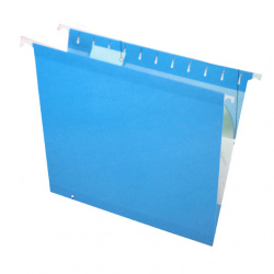 Esselte Fólder Colgante 4152 1/5 BLU, Paquete de 25 Piezas de Tamaño Carta, Azul Claro 