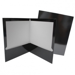 Esselte Fólder Plastificado 51706, Paquete de 25 Piezas, Negro 