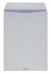 Esselte Sobre Tipo Bolsa Engomado Solapa 73127, Paquete de 100 Piezas, Blanco 