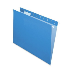 Esselte Fólder Colgante 92502, Paquete de 25 Piezas de Tamaño Carta, Azul 