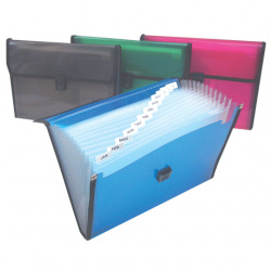 Esselte Archivo Expandible Portadocumento F154, Cierre Elástico, Tamaño Carta, Negro 