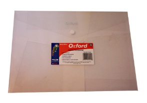 Esselte Sobre Portadocumentos F412B, Cierre con Broche, hasta 15 Hojas de Tamaño Carta, Blanco 