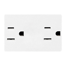 Estevez Tomacorriente 2328-TT, 2 Enchufes, 127V, 15A, Titanio 