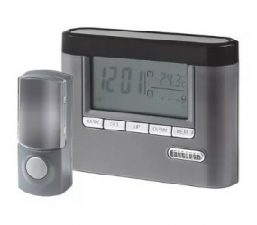 Estevez Timbre D648W-NG, Inalámbrico, 32 Melodías, hasta 100 Metros, Gris 
