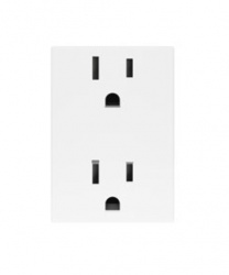 Estevez Tomacorriente N1328-BL, 2 Enchufes, 127V, 15A, Blanco 