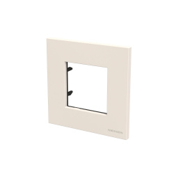 Estevez Placa de Pared N2473.1-PL, 3 Puertos, Plata 