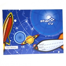 Estrella Cuaderno Forma Italiana, 100 Hojas, Diseño Star Kid 