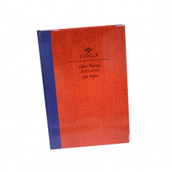 Estrella Cuaderno Forma Francesa EST-99, 192 Hojas de Raya, Azul/Marrón 