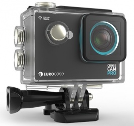 Cámara Deportiva Eurocase Cross Cam Pro, 12MP, Full HD, MicroSD max. 32GB, Negro 