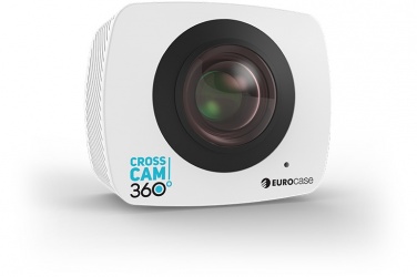 Cámara Deportiva Eurocase CrossCam 360, 5MP, HD-Ready, MicroSD max. 32GB, Blanco 