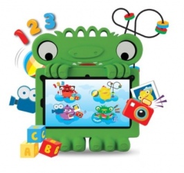 Tablet Eurocase TABI EUTB-I747 7'', 8GB, 1024 x 600 Pixeles, Android 4.4, WLAN, Negro/Verde 