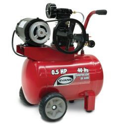Evans Compresor de Aire Horizontal E040ME050-040, 40 Litros, 1/2HP, 120V 