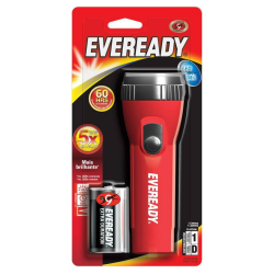 Eveready Linterna LED de Mano Oneled, 25 Lúmenes, Rojo/Blanco 