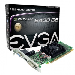 Tarjeta de Video EVGA GeForce 8400 GS, 1GB 64-bit GDDR3, PCI Express 2.0 