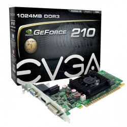 Tarjeta de Video EVGA NVIDIA GeForce 210, 1GB 64-bit DDR3, PCI Express 2.0 