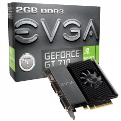 Tarjeta de Video EVGA NVIDIA GeForce GT 710, 2GB 64-bit GDDR3, PCI Express 2.0 