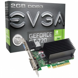 Tarjeta de Video EVGA NVIDIA GeForce GT 720, 2GB 64-bit DDR3, PCI Express 2.0 
