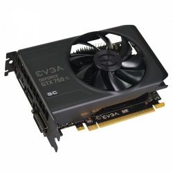 Tarjeta de Video G-SYNC EVGA NVIDIA GeForce GTX 750 Ti SC, 2GB 128-bit GDDR5, PCI Express 3.0 