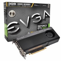 EVGA NVIDIA GeForce GTX 660 Ti SC+, 3GB GDDR5, 2DVI, HDCP, PCI Express 3.0 