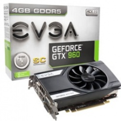 Tarjeta de Video EVGA NVIDIA GeForce GTX 960 SC GAMING, 4GB 128-bit GDDR5, PCI Express 3.0 