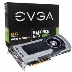 Tarjeta de Video EVGA NVIDIA GeForce GTX 980 Ti Superclocked, 6GB 384-bit GDDR5, PCI Express 3.0 x16 