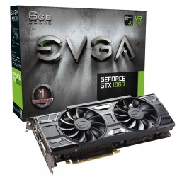 Tarjeta de Video EVGA NVIDIA GeForce GTX 1060 Gaming, 6GB 192-bit GDDR5, PCI Express x16 3.0 