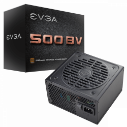 Fuente de Poder EVGA 100-BV-0500-K1 80 PLUS Bronze, 24-pin ATX, 120mm, 500W  