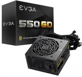 Fuente de Poder EVGA 550 GD 80 PLUS Gold, 20+4 pin ATX, 120mm, 550W 