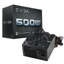 Fuente de Poder EVGA 100-W1-0600-KR 80 PLUS White, ATX, 24-pin ATX, 600W 
