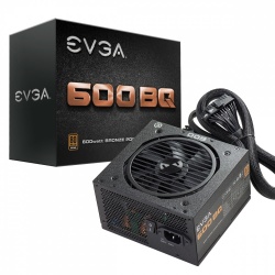 Fuente de Poder EVGA 600 BQ 80 PLUS Bronze, 24-pin ATX, 120mm, 600W 