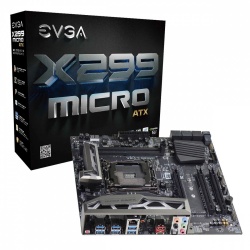 Tarjeta Madre EVGA Micro ATX X299 Micro, S-2066, Intel X299, 64GB DDR4 para Intel 