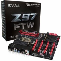 Tarjeta Madre EVGA ATX Z97 FTW, S-1150, Intel Z97, HDMI, 32GB DDR3, para Intel 