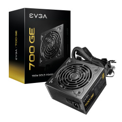 Fuente de Poder EVGA 700 GE 80 PLUS Gold, 24-pin ATX, 120mm, 700W 