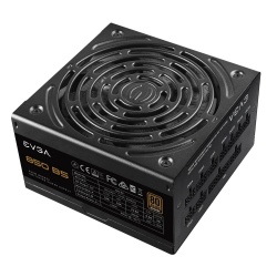 Fuente de Poder EVGA 850 B5 80 PLUS Bronze, 24-pines ATX, 135mm, 850W 