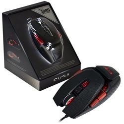 Mouse Gamer EVGA TORQ X10 Carbon, Alámbrico, USB, 8200DPI, Negro/Rojo 