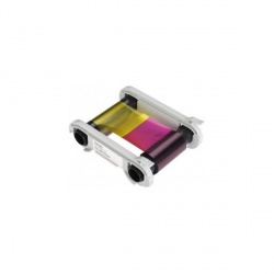 Evolis Cinta R5F002AAA, 200 Páginas, Negro/Cian/Magenta/Amarillo  