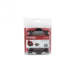 Badgy Kit para 100 Impresiones, para Badgy 1ra. Generación - incluye Cinta a Todo Color + 1 Kit de Limpieza 