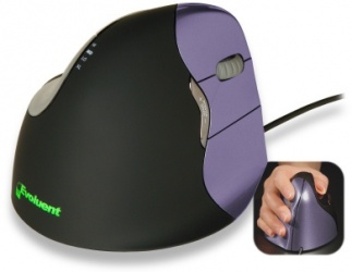 Mouse Evoluent Óptico VerticalMouse 4 Small, Alámbrico, USB, Negro 