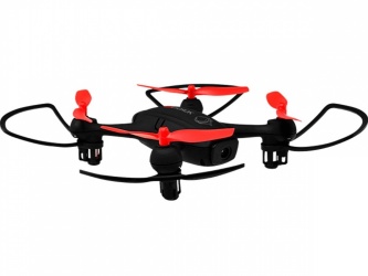 Drone Evorok Eagle II con Cámara 1MP, 4 Rotores, 80 Metros, Negro/Rojo 