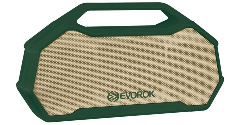 Evorok Bocina Portátil Trailblazer, Bluetooth, Inalámbrico, 5W RMS, Verde - Resistente al Agua 