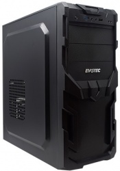 Gabinete Evotec EV-1005, Midi-Tower, ATX/Micro-ATX/Mini-ITX, USB 2.0/3.0, con Fuente de 600W, sin Ventiladores Instalados, Negro 