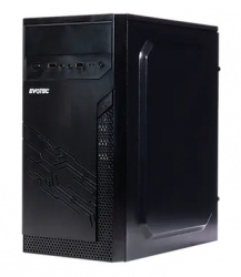 Gabinete Evotec Praga, Mini-Tower, Mini-ITX, USB 2.0/3.0, con Fuente de 500W, 3 Ventiladores Instalados, Negro 
