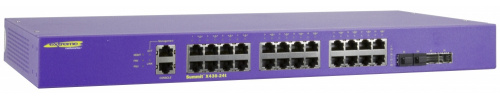 Switch Extreme Networks Gigabit Ethernet Summit X430-24t, 24 Puertos 10/100/1000Mbps + 4 Puertos SFP, 56 Gbit/s, 16.000 Entradas - Administrable 