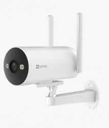 Ezviz Cámara de Seguridad IP Smart WiFi Bullet para Exteriores H5 4G, Inalámbrico, 2304 x 1296 Pixeles, Día/Noche 
