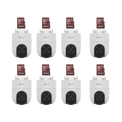 Ezviz Cámara de Seguridad IP Smart WiFi Domo IR para Interiores/Exteriores H8C, Alámbrico/Inalámbrico, 1920x1080 Full HD, Día/Noche  