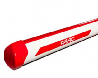 FAAC Brazo Tubular para Control de Acceso Vehicular 428048, Aluminio 